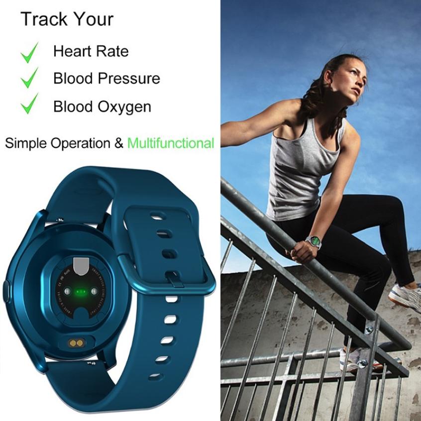 T88 310mah pulseira inteligente monitor de temperatura do corpo círculo tela freqüência cardíaca pressão arterial esportes correndo à prova dwaterproof água relógio