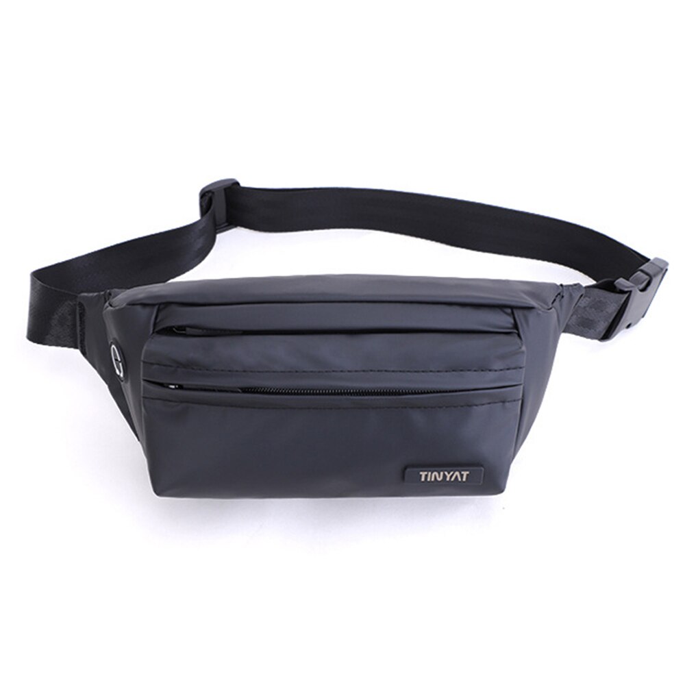 Herr Midjeväska Bälte Väska Fanny Pack Crossbody Bröstväska Resa Löpning Väska