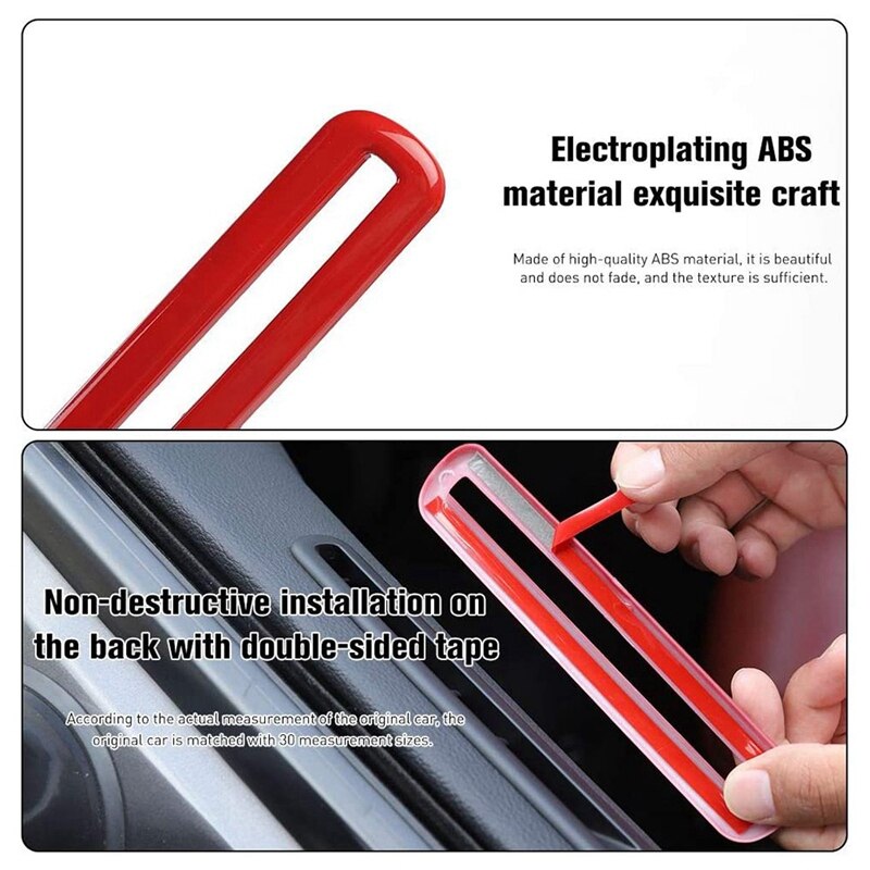 for Challenger Door Air Conditioner Outlet Vent Trim Accessories for Dodge Challenger