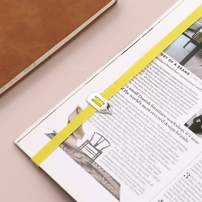 Marcapáginas Marcador elástico perfecto para cualquier libro Marcadores de libros para mujeres Marcadores para hombres Marcadores para niños: YELLOW