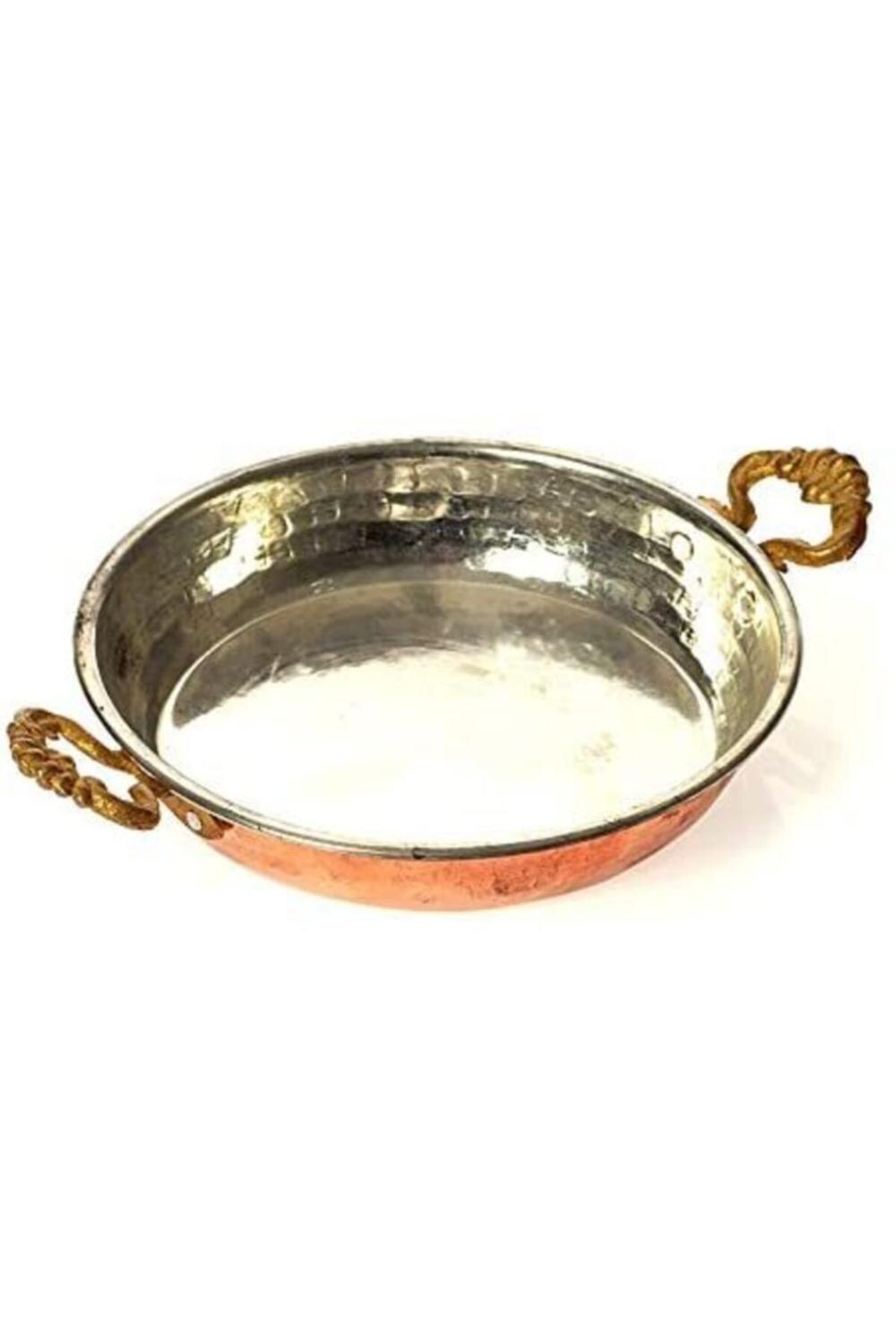 Copper frying pan set omelette sauce huevos rancheros egg pan Kitchen Made in Turkey Traditional Natural Cook Meal: 16 cm