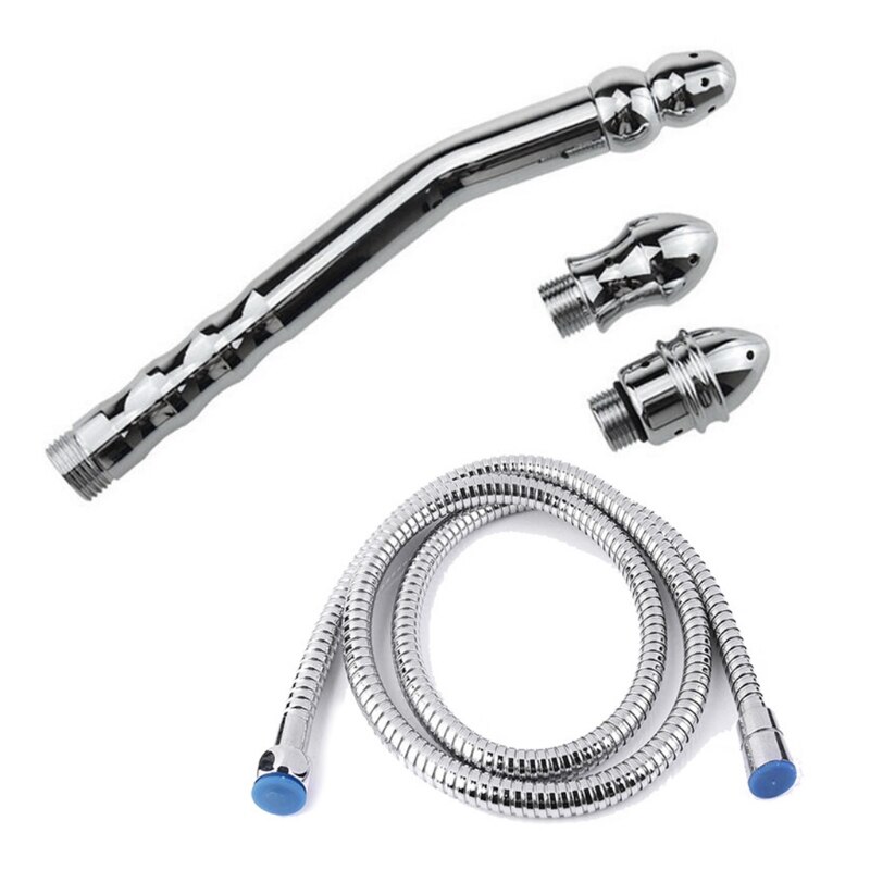 Lavage de lavement à coude droit, Long Tube en alliage d'aluminium