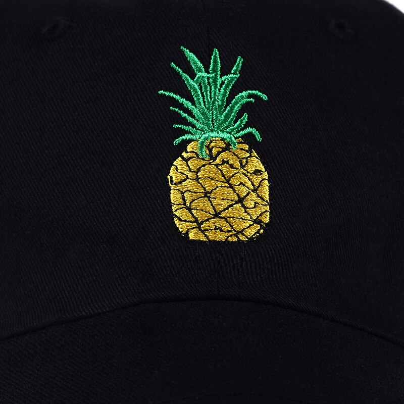 Kvinner hip hop baseball cap frukt ananas sommer menn solhatt tenåring dame snapback caps dress for tenåringer voksne