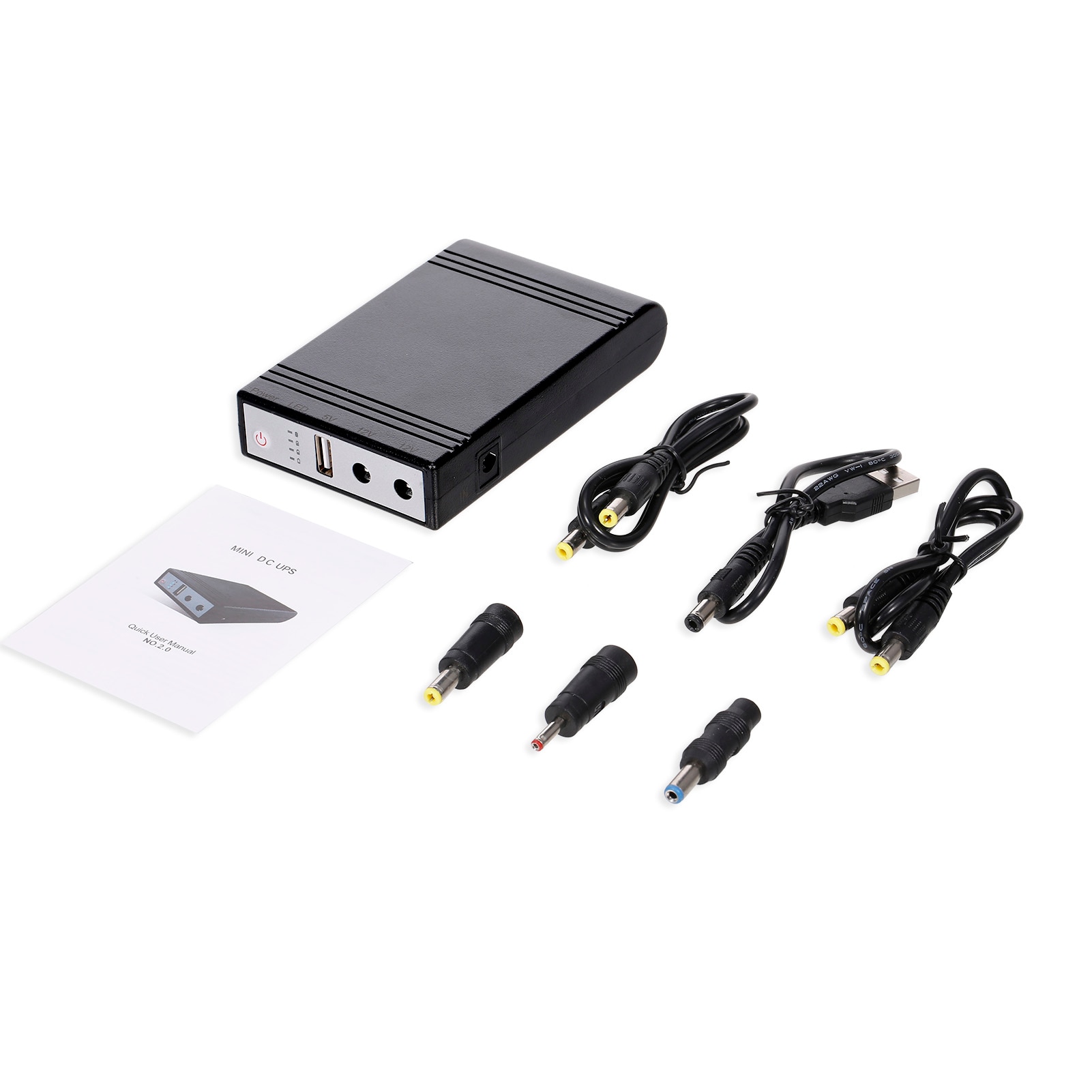 WGP103 Mini DC UPS Wonderful Green Power Multi-Output UPS Uninterruptible Power Supply DC Power Bank 5V-9V-12V Mini DC UPS