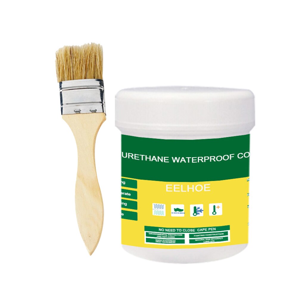 Transparent Waterproof Sealant Paste Repair Broken Surfaces Sealer w/Brush: 100g