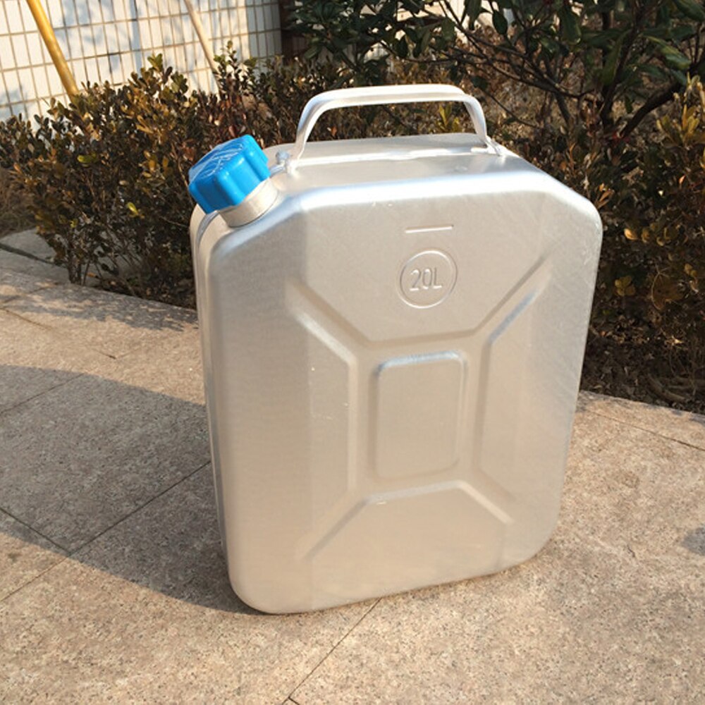 10L Stainless Steel Tank Metal Fuel Tank Oil Gasoline Diesel Canister Storage Can Motorcycle Truck Car Accessories