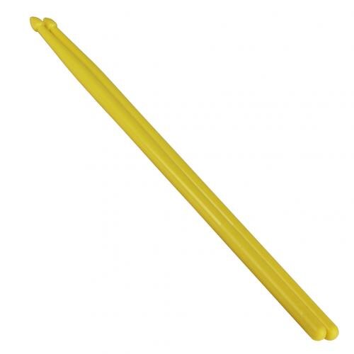 1 paire multicolore ABS pilon léger tambour bâton tambour partie: Jaune