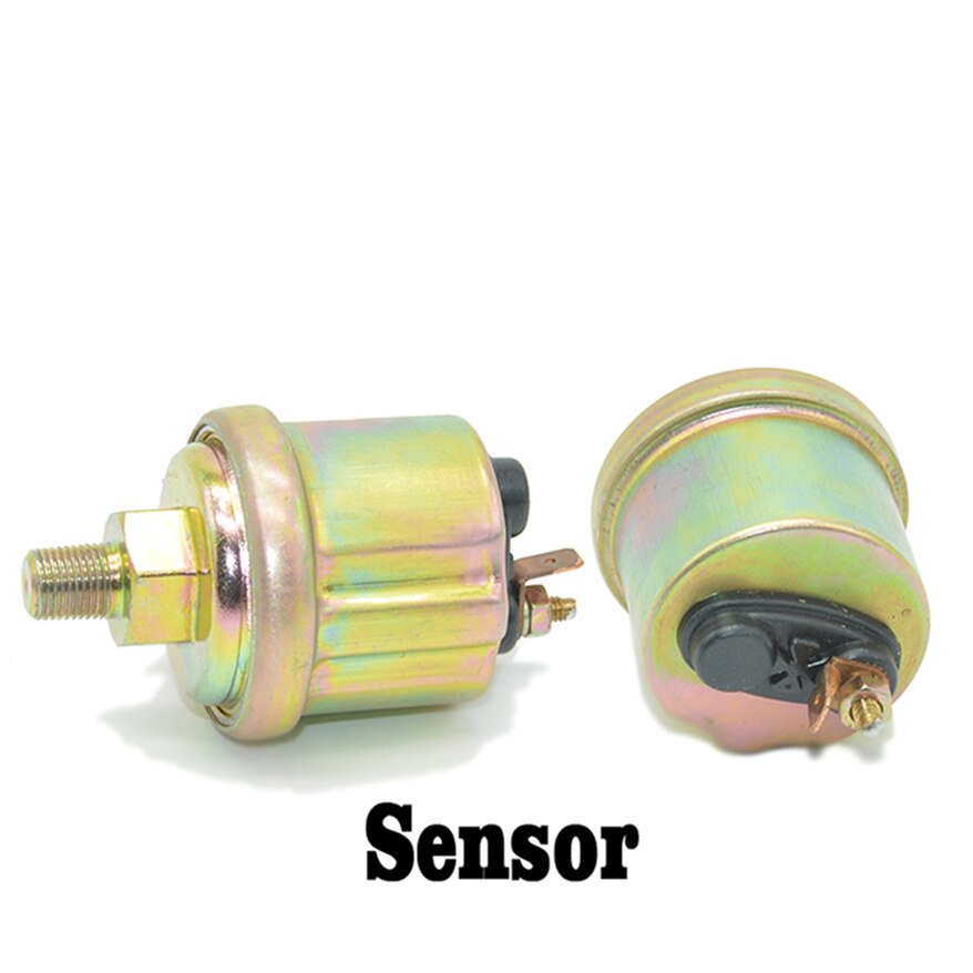 Round Earth 12V Oil pressure Gauge Sensor Replacement For 1/8 NPTany Digital and Stepper motor form oil press Meter
