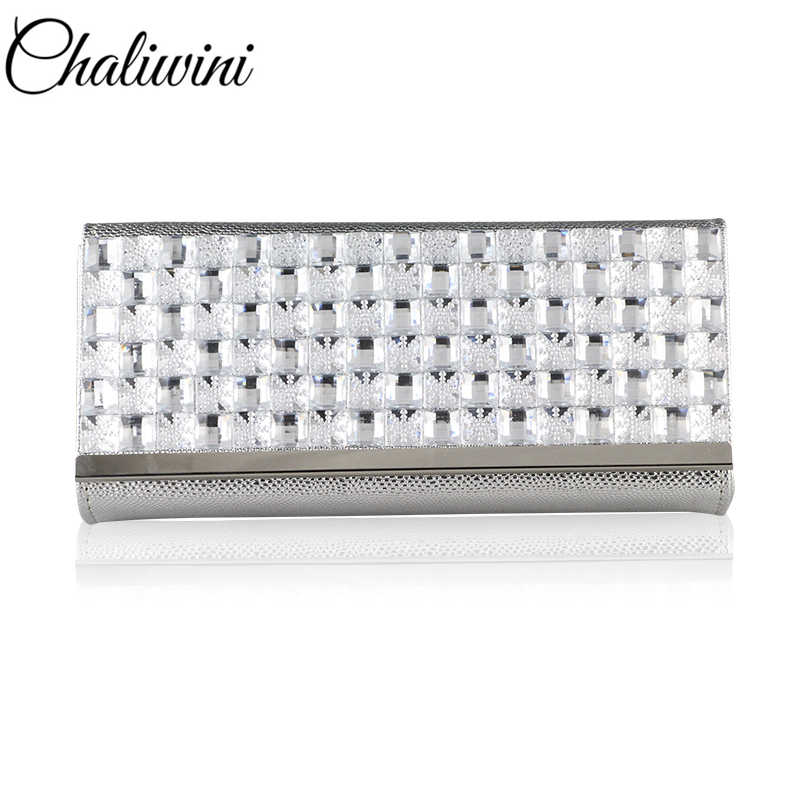 Damen diamant bling Abend Taschen Strass Große Kapazität Handtasche Abendessen Tasche Kette Schräg Luxus Bankett Schild Kupplung Party Kleid