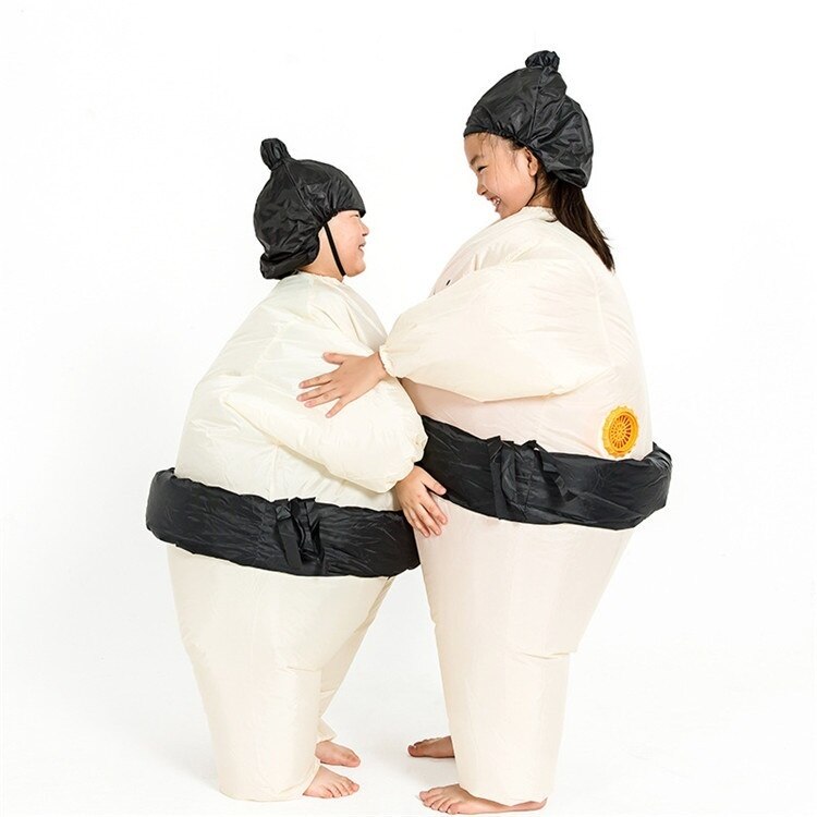 Joke Toy Sumo Inflatable Clothes Unisex Adult Kids Parent-child Props Toys Funny Big Fat Clotheslay