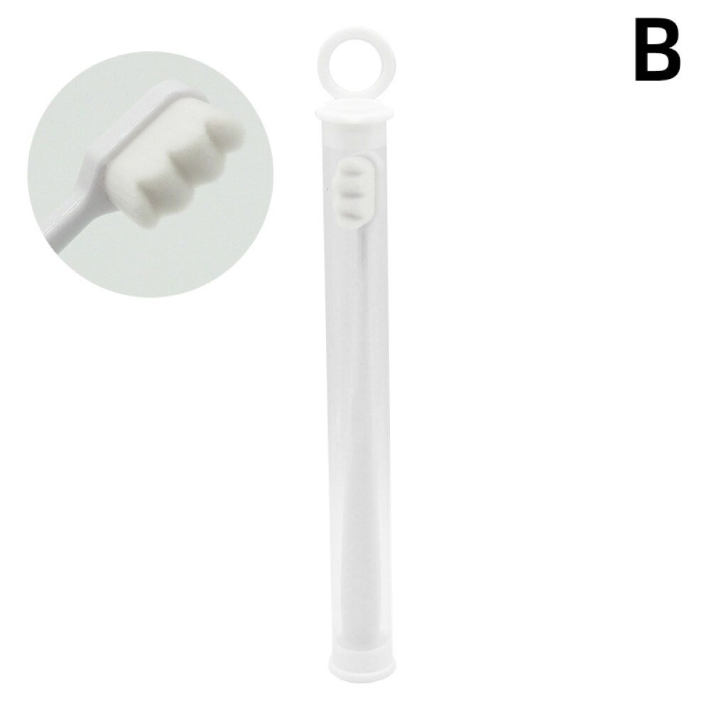 Portable Ultra-fine Soft Bristles Oral Cleaning Toothbrush Dental Care Supplies: B