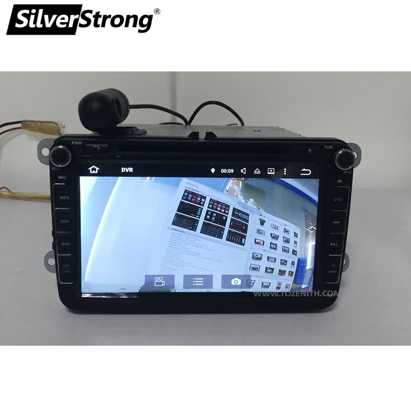 SilverStrong przednia kamera DVR kamera USB wideorejestrator ADAS robić systemem android samochodowy odtwarzacz DVD radiowa nawigacja GPS DVD odtwarzacz samochodowy-219