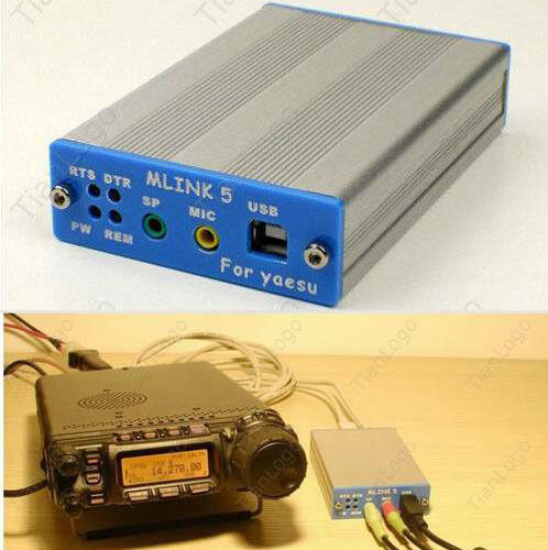 USB PC Linker Adapter für YAESU FT-817ND 857D 897D ICOM IC-2720/2820 KATZE CW daten