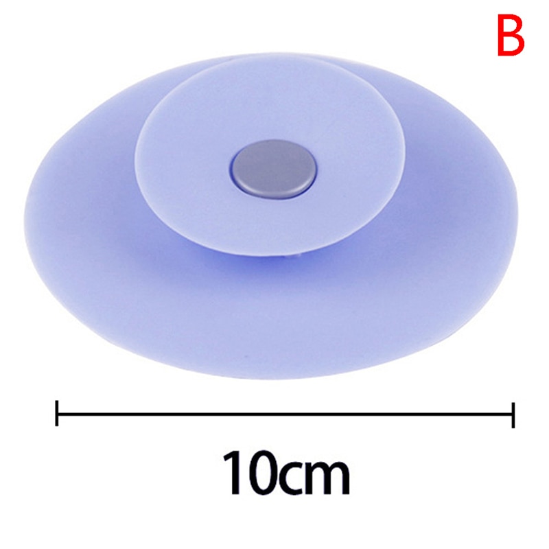 Kitchen Rubber Bath Tub Sink Floor Drain Plug Kitchen Laundry Water Stopper Tool Laundry Bathroom Bathtub Drain Press: B