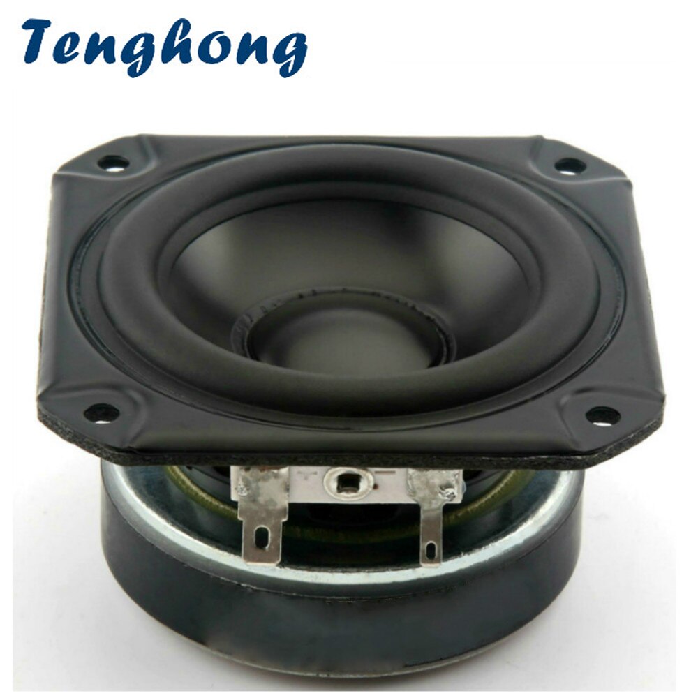 Tenghong 1PCS 3 Inch Full Range Speaker Denmark Center Speaker Upgrade Treble Medium Bass Car Modified for Peerless DIY 40W
