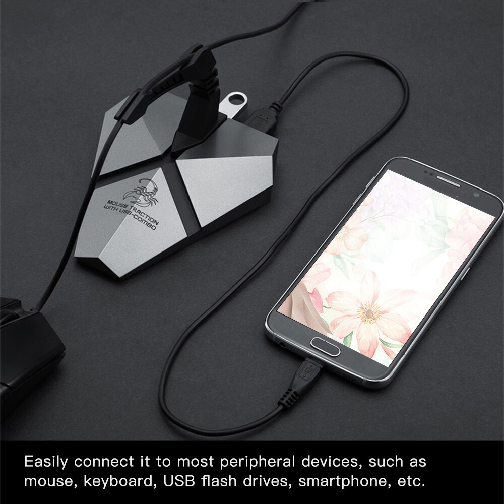 High Speed USB HUB 3-Port USB 3.0 Data Gaming HUB with Mouse Bungee USB Hub Splitter Card Reader Mouse Clamp with USB-COMBO