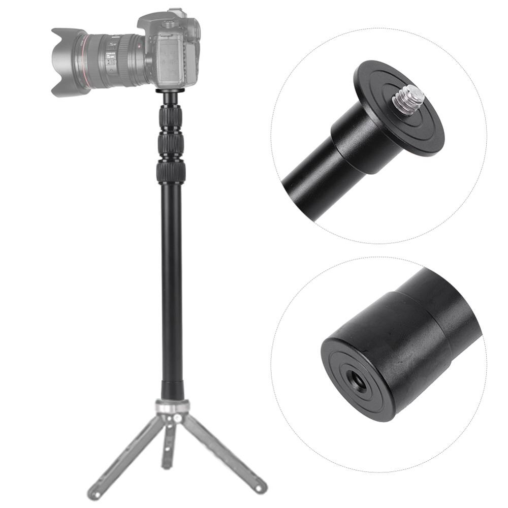 Universal Retractable Four Sections All Metal Extension Rod for Phone Mirrorless Camera Shoot