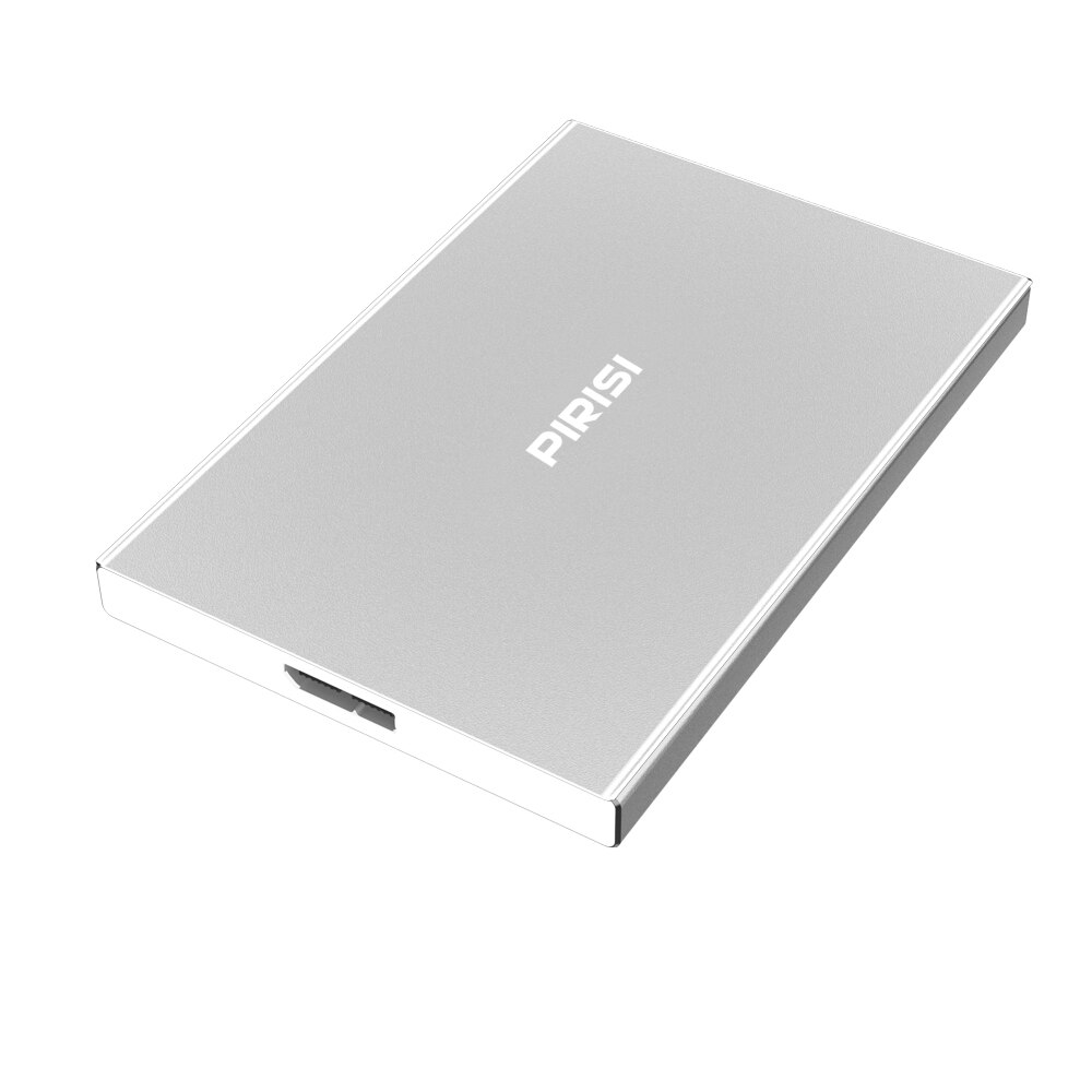 Pirisi Hdd 2.5 "Externe Harde Schijf 320Gb 500Gb 750Gb 1Tb 2Tb USB3.0 Opslag Compatibel voor Pc, mac, Desktop, Laptop, Macbook: Silver / 1Tb