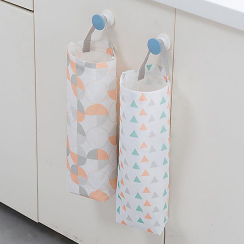 Hängen Oxford Müll Tasche Organizer Spender Küche Zauberstab Montieren Wiederverwendbare Taschen Halfter Wasserdichte Müll Tasche