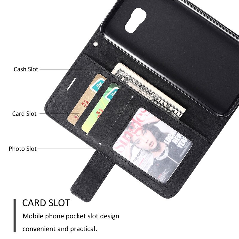 Leren hoesje voor coque samsung galaxy  a5 hoesje portemonnee flip cover voor fundas samsung  a5 a520 telefoonhoesjes etui