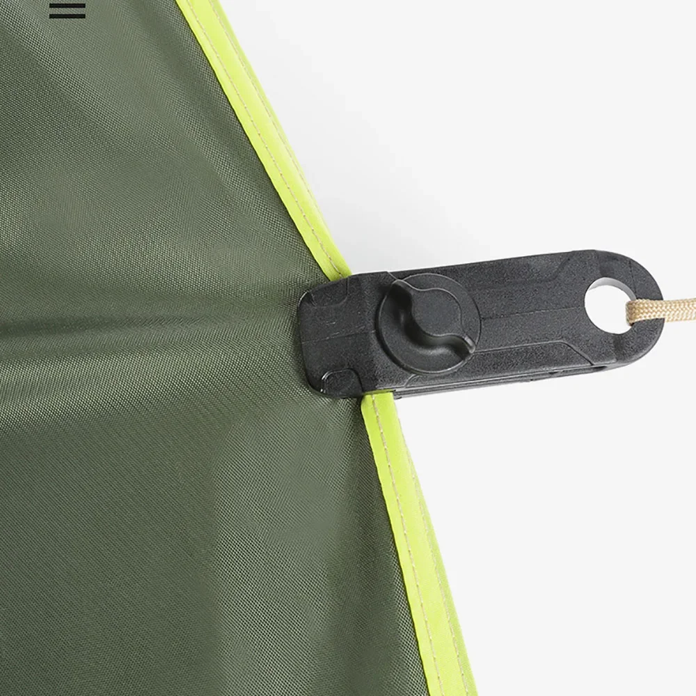 10PCS Tent Canopy Clip Outdoor Wind Rope Reusable Clamps Awning Tarpaulin Buckle Camping Mountaineering Shelters Accessories