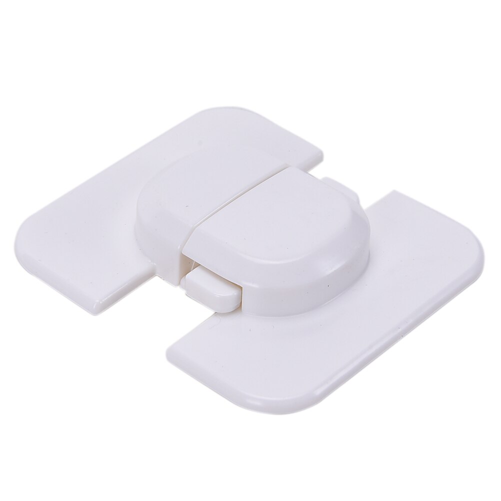 1Pcs Thuis Koelkast Koelkast Vriezer Deurslot Klink Catch Wit