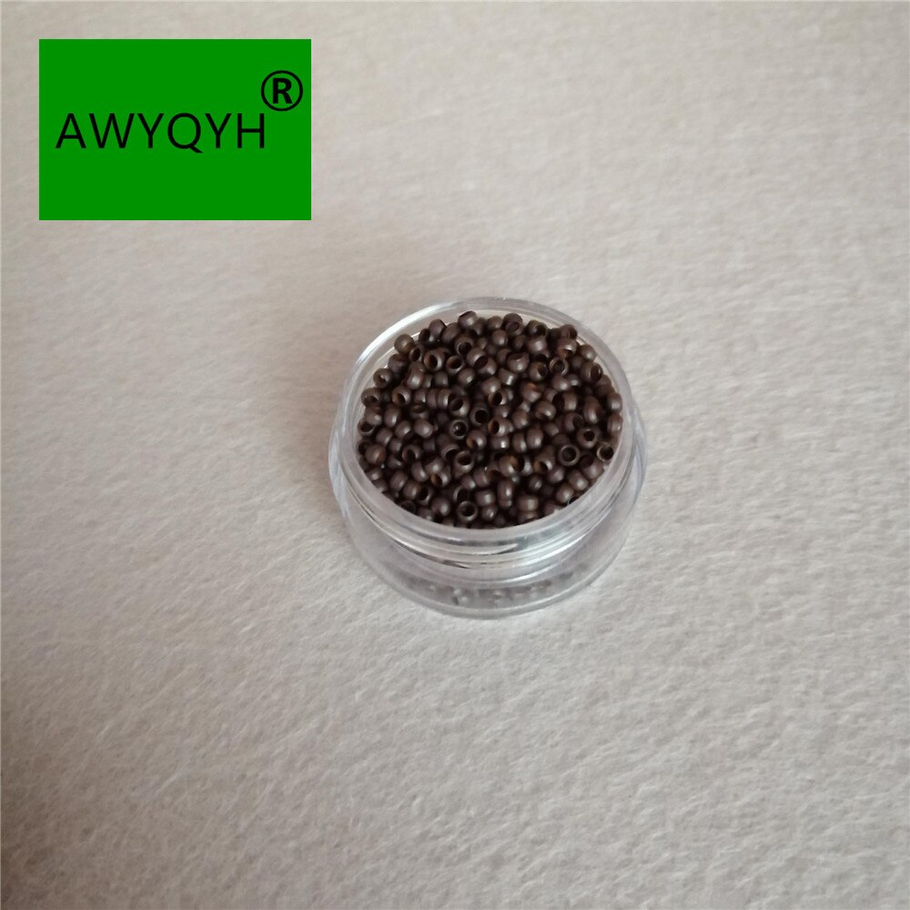 Perles pour extensions capillaires, en cuivre, nano anneaux, 1000 pièces, 2.5mm