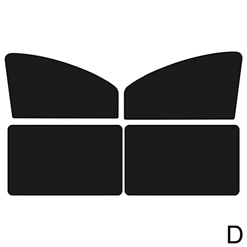 Parasol magnético fuerte para ventana de coche, visera de protección solar, cortina para ventana delantera/trasera, accesorios para coche, Verano: set
