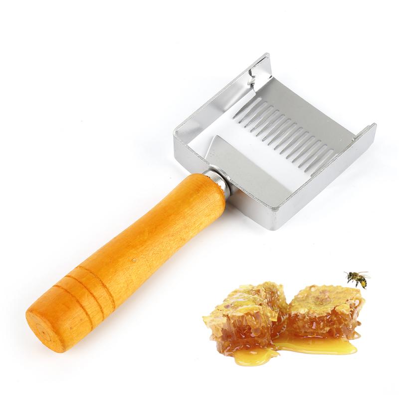 beekeeping knife Stainless Steel Bee Hive Uncapping Fork Scraper Shovel Honey Fork Honey Comb Double Needle bee scraper