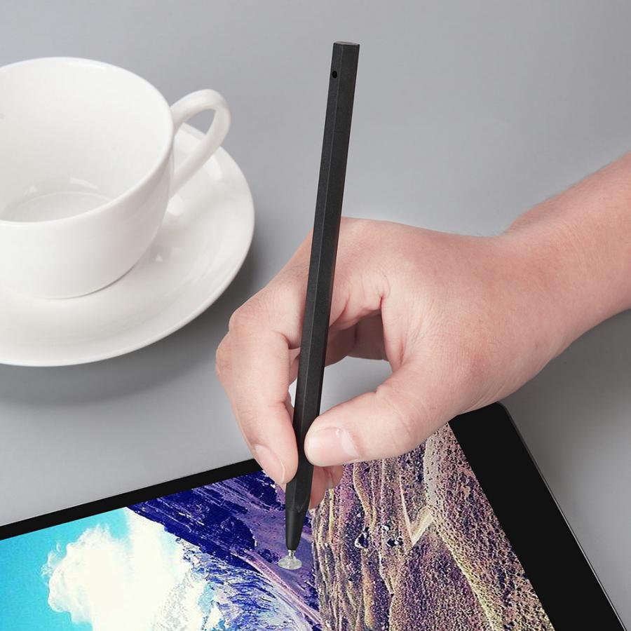 mobile phone stylus 2 Pack Disc Stylus Pen Capacitive touch screen pens for all phones and tablets Black phone stylus