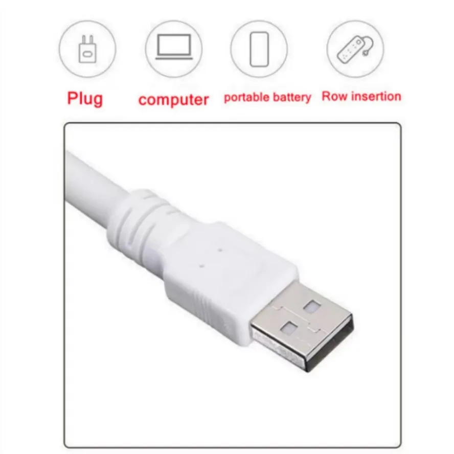 18LEDs USB Direct Plug Portable Lamp Notebook Computer Lamp Eye Protection Student Study Reading Available Night Light Lighting