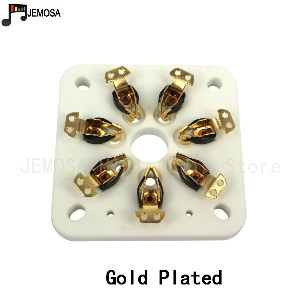 5PCS Ceramic Tube Socket 7Pins Tablet Socket Tube Seat For 813 FU-13 4B27 5-125B 8001 Vacuum Tube Amplifer