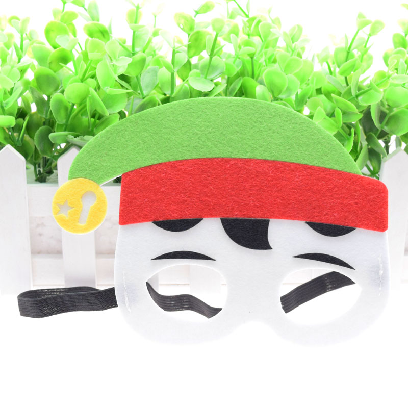 Schneemann Maske Santa Claus Gläser Maske Kinder Kostüm Halloween Weihnachten DIY Maskerade Eye Maske Cosplay Frohe Weihnachten Neue