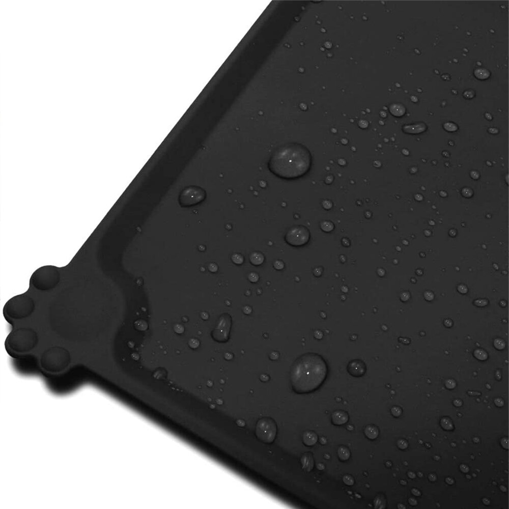 Esteras de silicona para comida de mascotas, bandeja antideslizante, cuenco para gatos y perros, Mantel Individual para perros y Gato, esteras de alimentación impermeables