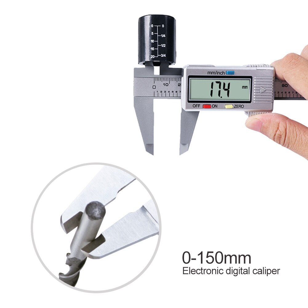 6Inch 150Mm Digitale Schuifmaat Elektronische Digitale Schuifmaat Gauge Metalen Micrometer Meten Micrometer