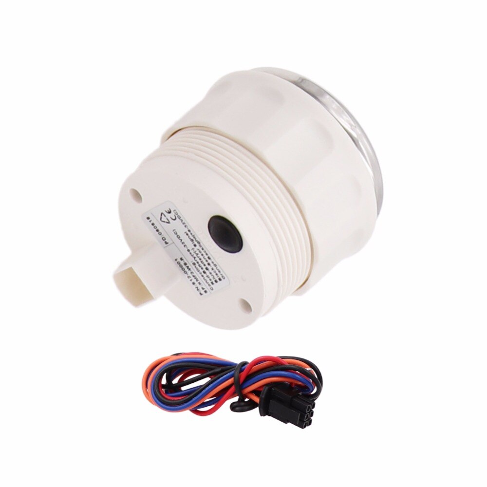 52 mm Fuel Level Gauge 7 Colors Backlight Marine Fuel Tank Level Gauge Indicator 240~33ohm Fuel Gauge fit 9~32V Boat Car