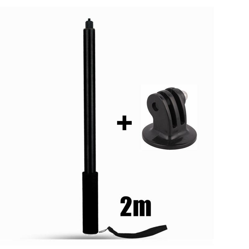 2m skalbara bullet time roterbar selfiestick osynlig för insta 360 one r/x/evo monopod för gopro hero 9 8 7 6 5 tillbehör: B-paket
