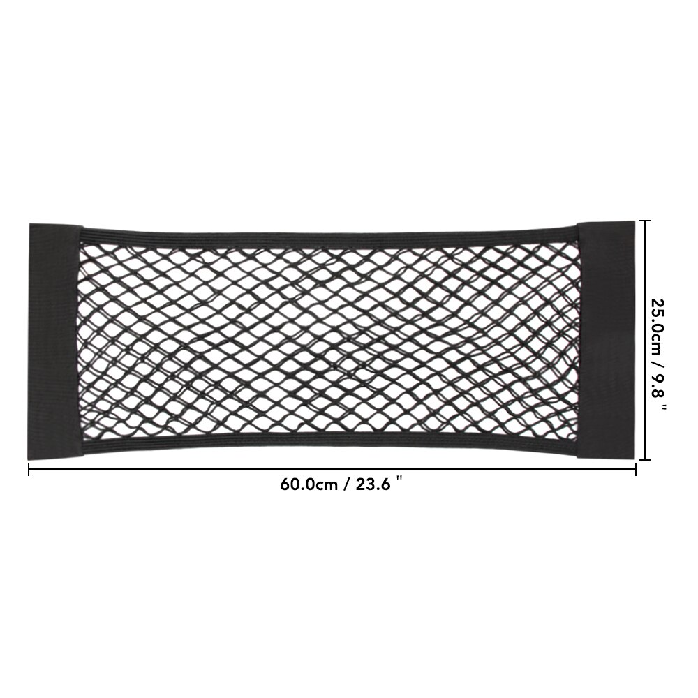 Red de almacenamiento de asiento del maletero para coche, bolsa de bolsillo para DACIA SANDERO STEPWAY Dokker Logan Duster Lodgy: D type 60x25CM