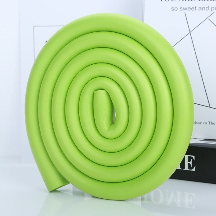 2m U Type Baby Safety Table Desk Edge Guard Strip Home Cushion Guard Strip Safe Protection Children Bar Strip Soft Thicken: 04 green