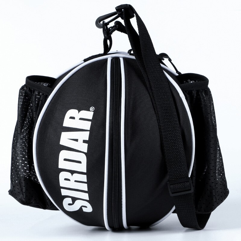 Originele Basketbal Bal Zak Sport Training Ronde Vorm Voetbal Volleybal Rugzak Mesh Side Outdoor Verstelbare Schouder Handtas: Black