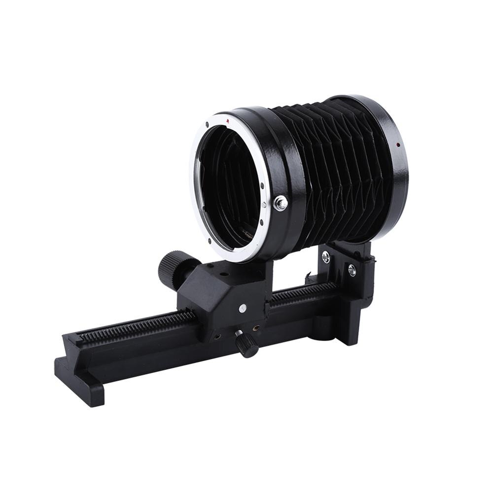 Macro gros plan soufflet photographie Macro Extension soufflet Studio Photo pour Sony NEX pour Canon EOS EF pour Nikon F monture objectif: For Canon