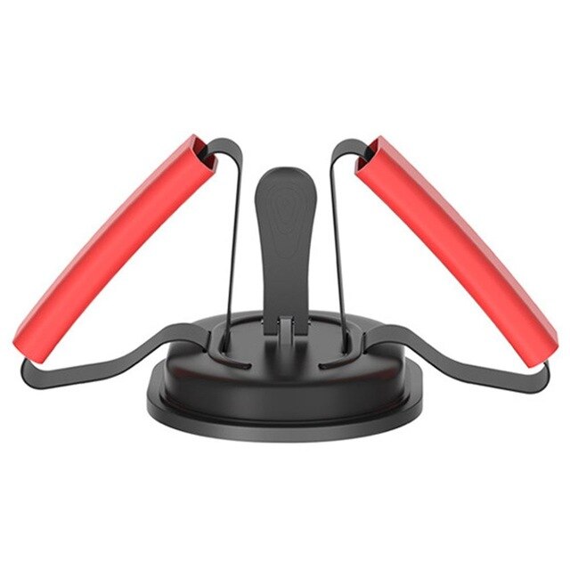 Sit-Up Exercise Bar Home Fitness Abdominal Machine Crunches Aid Waist Fat Reduction Household Belly Roll Equipment: Brown