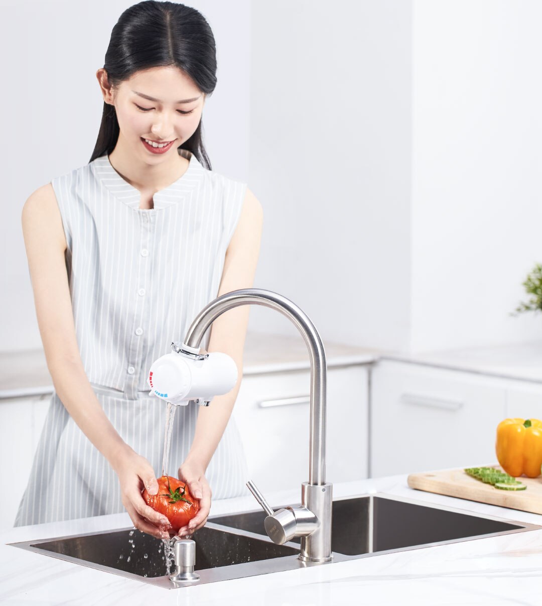 Xiaomi Xiaoda, grifo de calefacción instantáneo, calentador de agua eléctrico de cocina, 3 segundos, agua de 30 a 50 grados, EasyInstall