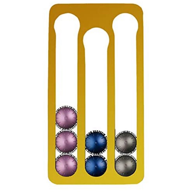 Soporte de cápsulas de café Nespresso Vertuo, estante de almacenamiento montado en pared para cápsulas de café, capacidad: 17