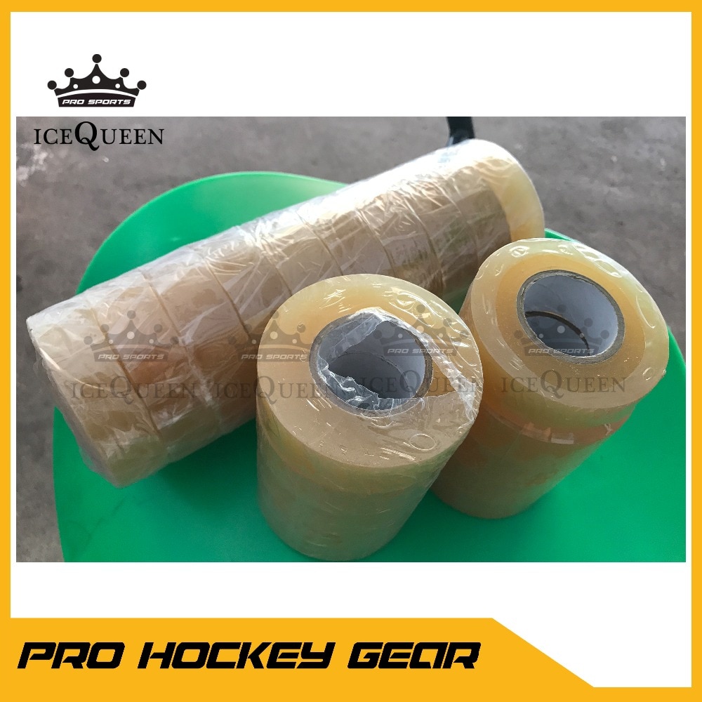 Billigere pris ved køb 2- pak 25mm 25m 27 yard længde stof hockey tape stick tape hvid sort