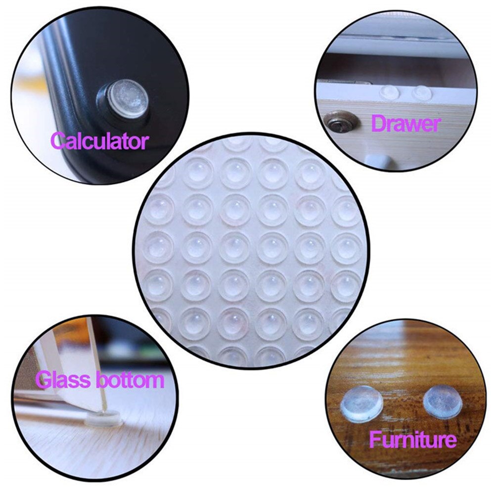 118 Stuks Zelfklevende Fotolijst Lade Pad Glas Top Siliconen Snijplank Combo Pack Clear Muur Kastdeur Bumper buffer