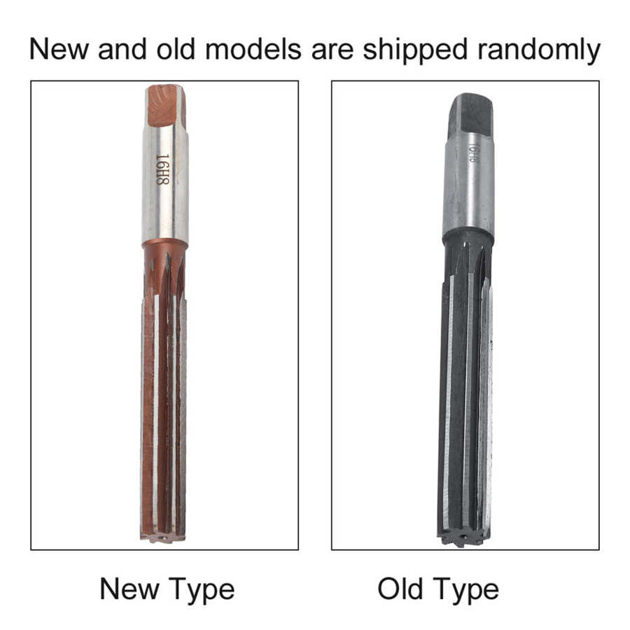 1Pcs 3/4/5/6/8/10/12/14/16mm H8 Straight Shank Parallel Reamer HSS Engineering Pipe Drill Chuck Milling Cutter Reamer Tool