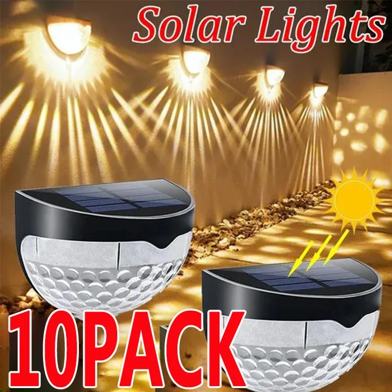 1-10Pack LED Solar- Licht draussen Zauberstab Lampen Energie Garten Lampen Wasserdichte Solar- Zaun Lampe Weihnachten Dekoration Girlande lichter