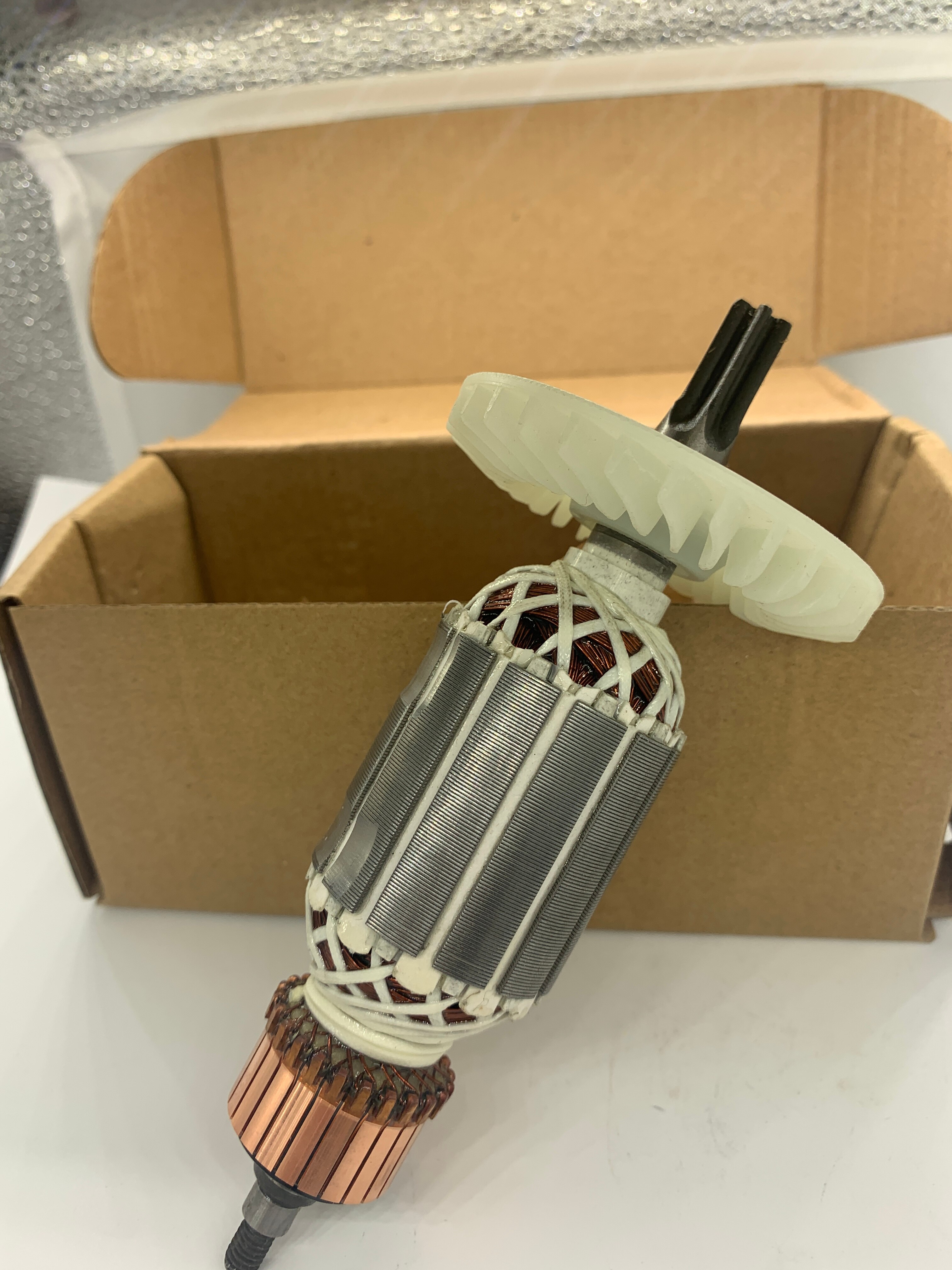 220V-230V ARMATURE Rotor Anchor replacement for Hitachi 360591E DH 40MR DH40MRY DH40MR DH40SR DH40FR Spline Shank Rotary Hammer: Default Title