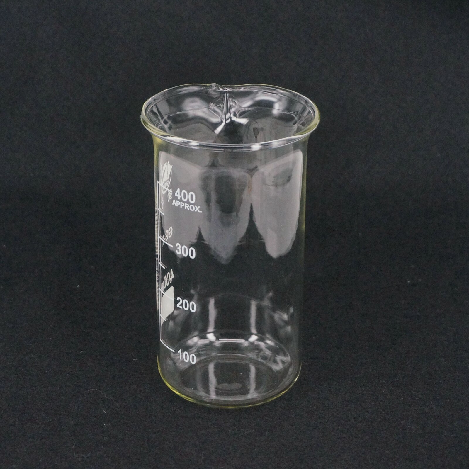 400ml Tall Form Beaker Chemistry Laboratory Borosilicate Glass Transparent Beaker Thickened with spout